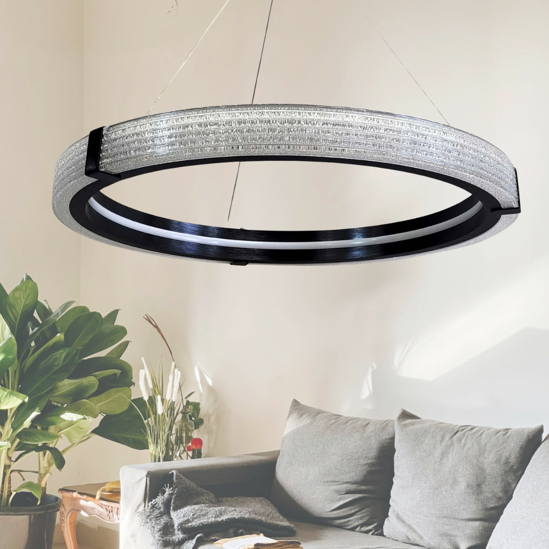 Підвісна люстра Led кругла Artlight 66W до 16 кв.м колір MB240118/60BK