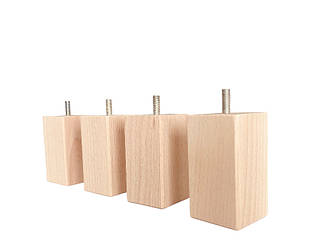 Опора прямокутна, квадратна, дерев'яна без покриття