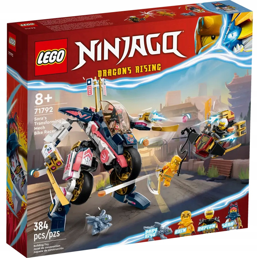 Lego Ninjago мех-меч що перетворюється в гоночний мотоцикл 71792, фото 1