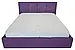 Ліжко Manchester VIP 140 х 200 см Місті Dark Violet З додатковою металевою цільнозварною рамою Фіолетовий, фото 2