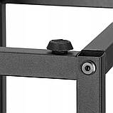 Стійка для квітів Springos 67,5 см металева стенд для квітів рослин 4 рівні стояча полиця лофт, фото 9