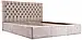 Ліжко Cambridge VIP 140 х 190 см Місті Mocсо З додатковою металевою цільнозварною рамою Мокко, фото 2