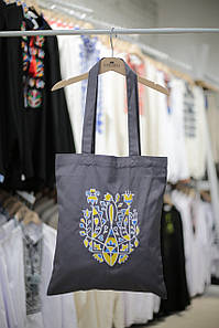 Еко сумка "Герб" графіт