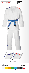 Кімоно дзюдогі для дзюдо Mizuno Keiko BRODERIE FRANCE 22GG9A6511/12-99