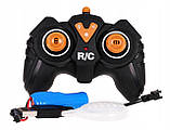 Екскаватор з дистанційним управлінням 1:22 з функцією диму гумові шини Led-світло, фото 2