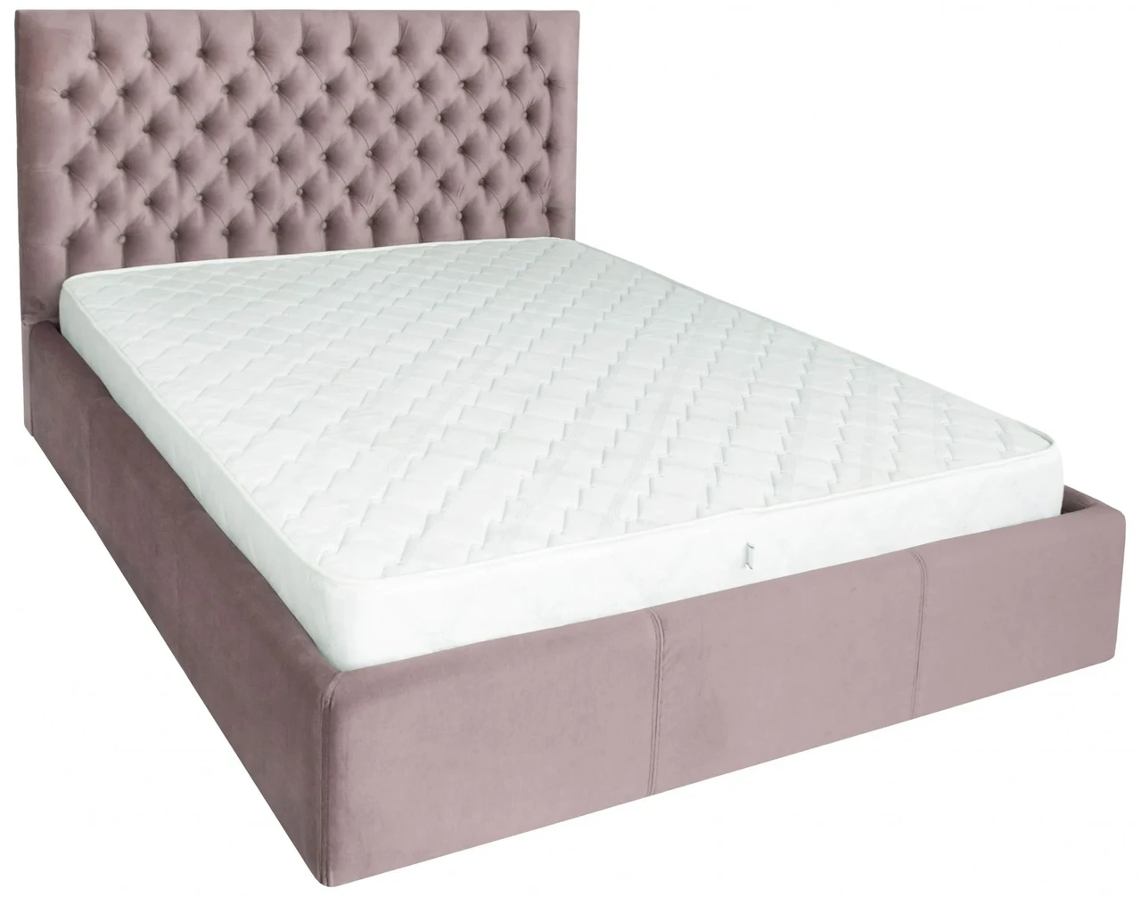 Ліжко Двоспальне Cambridge Comfort 160 х 190 см Missoni 021 З підйомним механізмом та нішою для білизни Темно-рожевий, фото 1