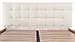 Ліжко Chester VIP 120 х 200 см Місті Milk З додатковою металевою цільнозварною рамою Бежевий, фото 5