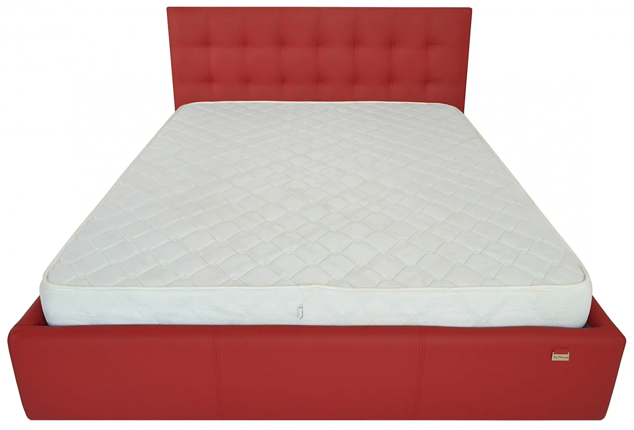 Ліжко Chester VIP 120 х 200 см Fly 2210 З додатковою металевою цільнозварною рамою Червоний, фото 1
