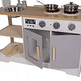 Дерев'яна кухня для дітей + аксесуари плита з аксесуарами горщики з краном + з краном, фото 7