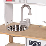 Дерев'яна кухня для дітей + аксесуари плита з аксесуарами горщики з краном + з краном, фото 9