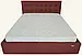 Ліжко Chester VIP 120 х 200 см Fly 2223 З додатковою металевою цільнозварною рамою Бордовий, фото 2