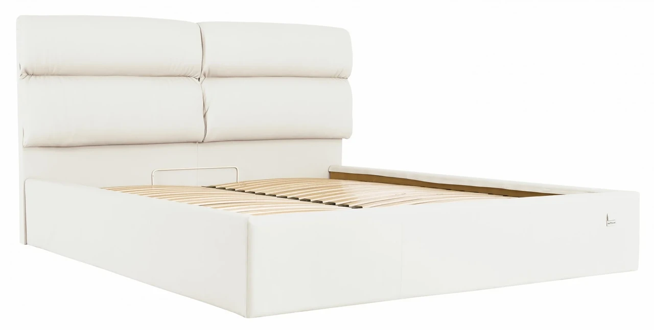 Ліжко Oxford VIP 120 х 190 см Fly 2200 З додатковою металевою цільнозварною рамою Білий, фото 1