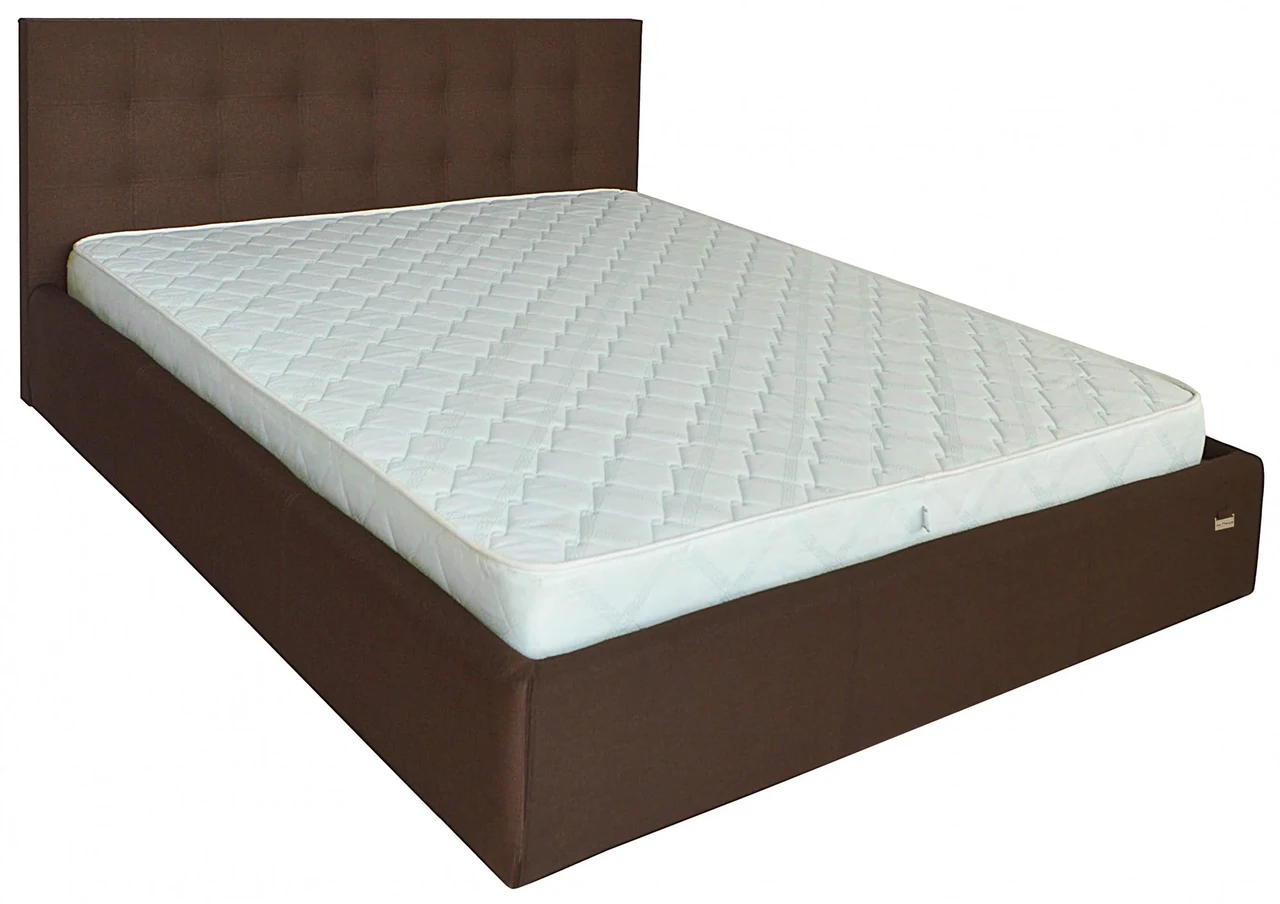 Ліжко Chester VIP 120 х 190 см Etna-027 З додатковою металевою цільнозварною рамою Коричневий, фото 1