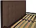 Ліжко Chester VIP 120 х 190 см Etna-027 З додатковою металевою цільнозварною рамою Коричневий, фото 3