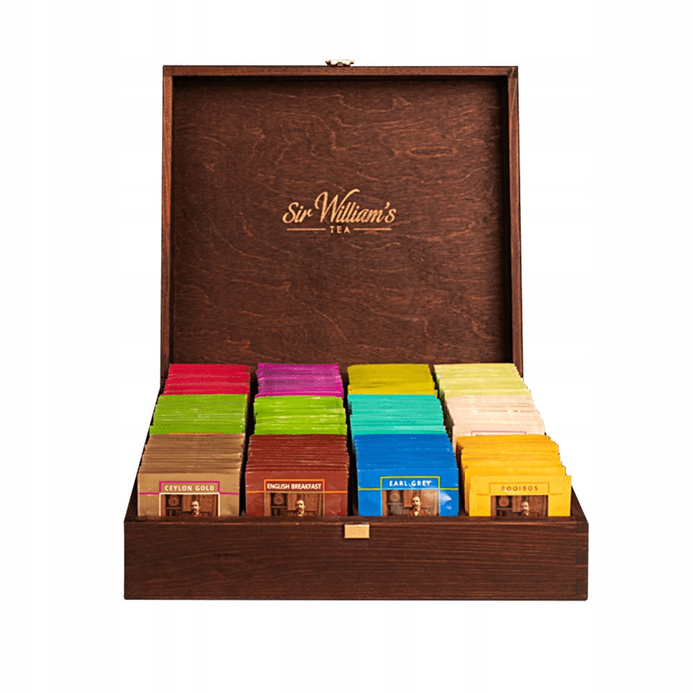 Коробка чаю Sir Williams 12x15 пакетиків набір William's Tea 180 шт