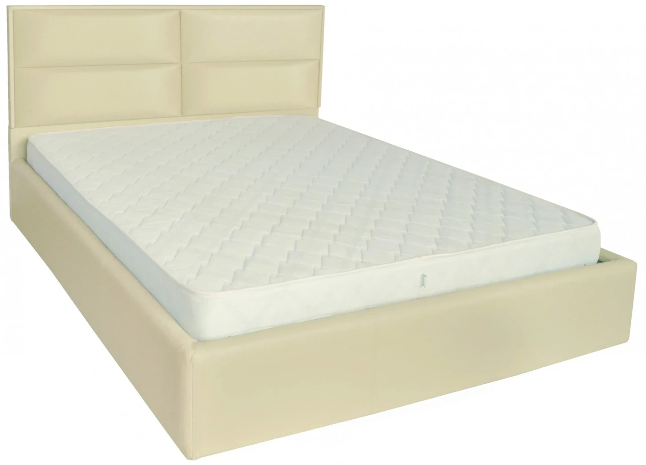 Ліжко Двоспальне Sheffield Standart 160 х 190 см Fly 2207 A1 Бежевий, фото 1