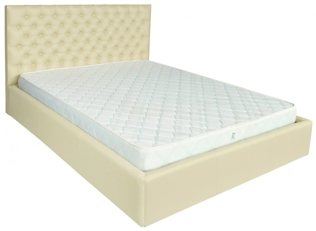 Ліжко Двоспальне Cambridge Standart 180 х 190 см Fly 2207 A1 Бежевий, фото 1