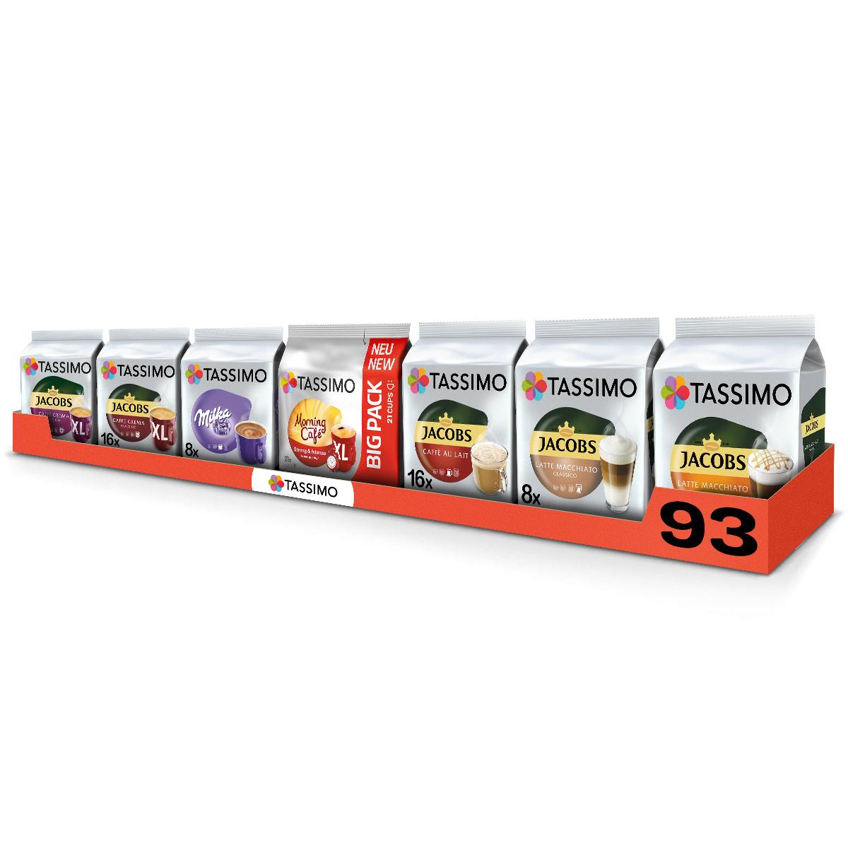Капсули Tassimo чорна кава лате 6+1 упаковка! безкоштовно!