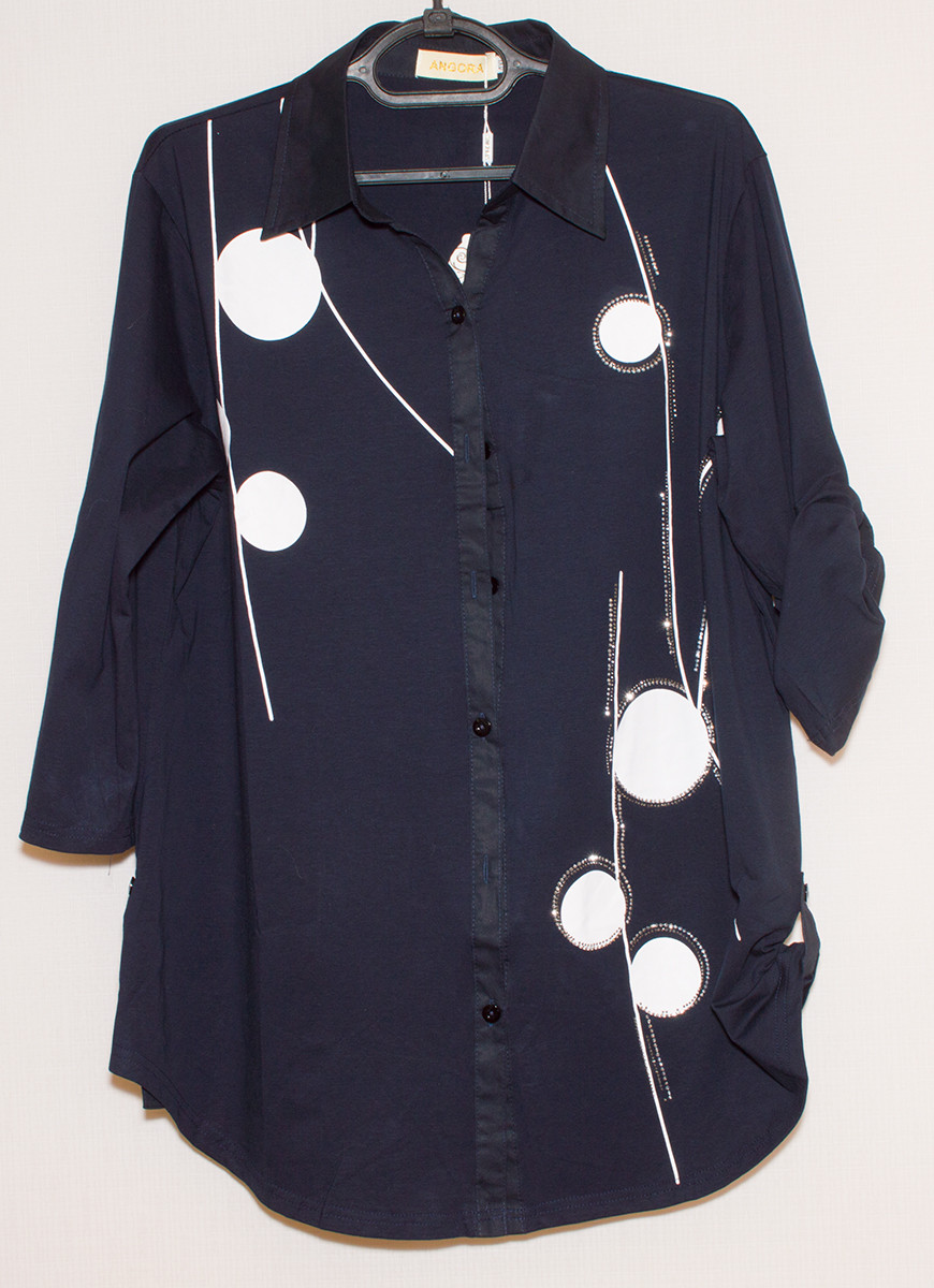 Жіноча сорочка блузка в великих розмірах 4XL,5XL,6XL