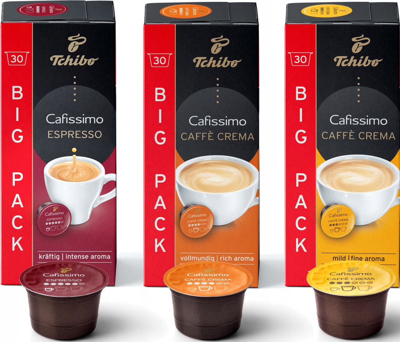 Кава Tchibo Cafissimo набір Crema 90 капсул De