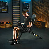 Тренувальна лавка для вправ регульована складна Trex Sport, фото 2
