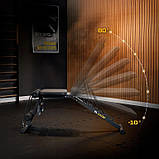 Тренувальна лавка для вправ регульована складна Trex Sport, фото 5