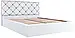 Ліжко Двоспальне Melissa Standart 180 х 200 см Fly 2200 Білий, фото 2