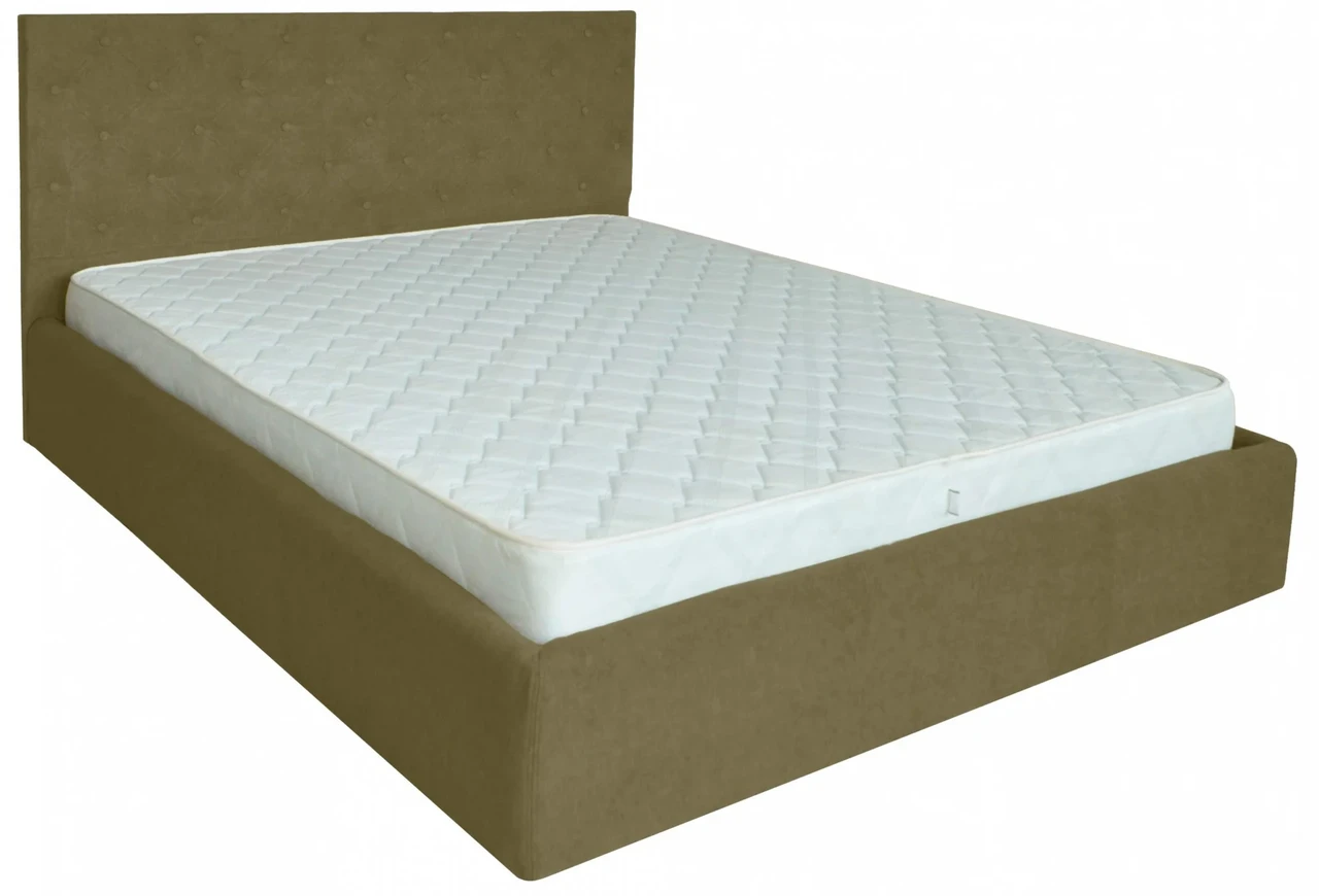 Ліжко Coventry Comfort 120 х 190 см Fibril 17 З підйомним механізмом та нішою для білизни Оливковий, фото 1