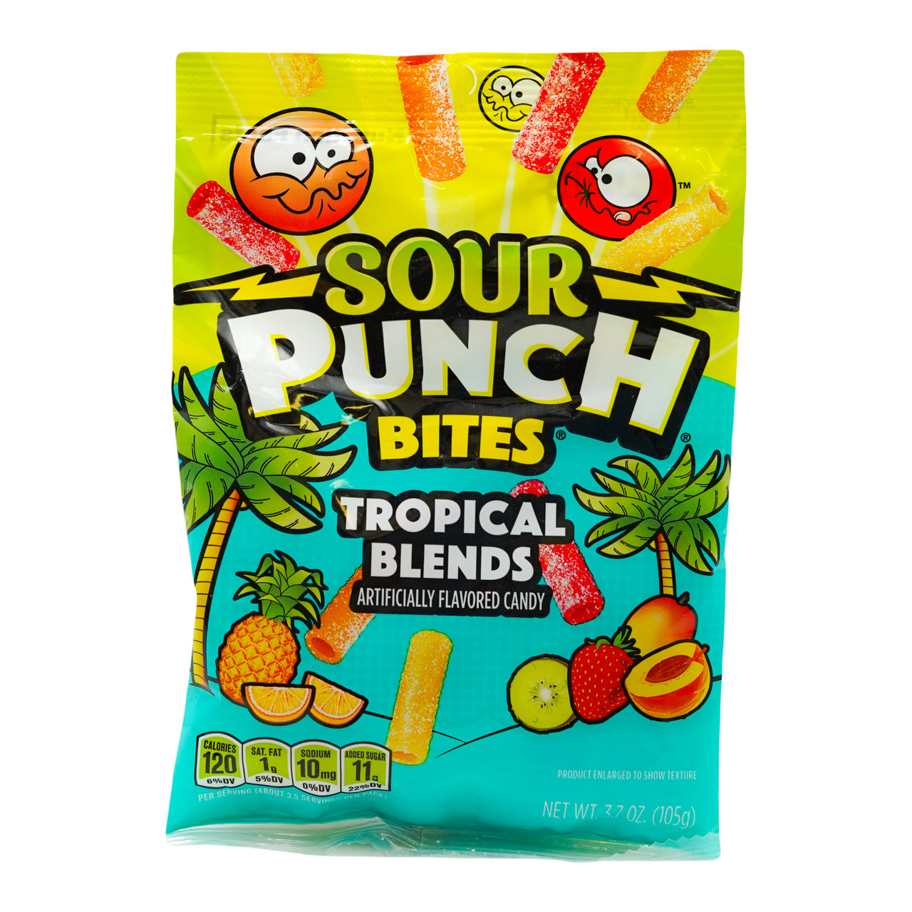 Цукерки Bites Tropical Blends SOUR PUNCH 105 г