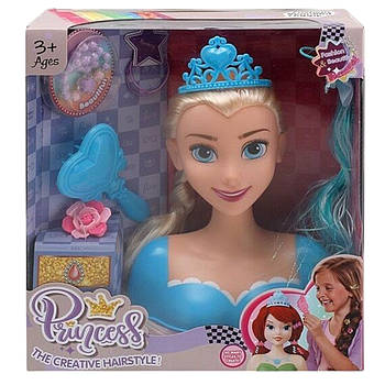 Лялька-манекен для зачісок (гребінець, висота 18 см, аксесуари, в коробці) LK 1712