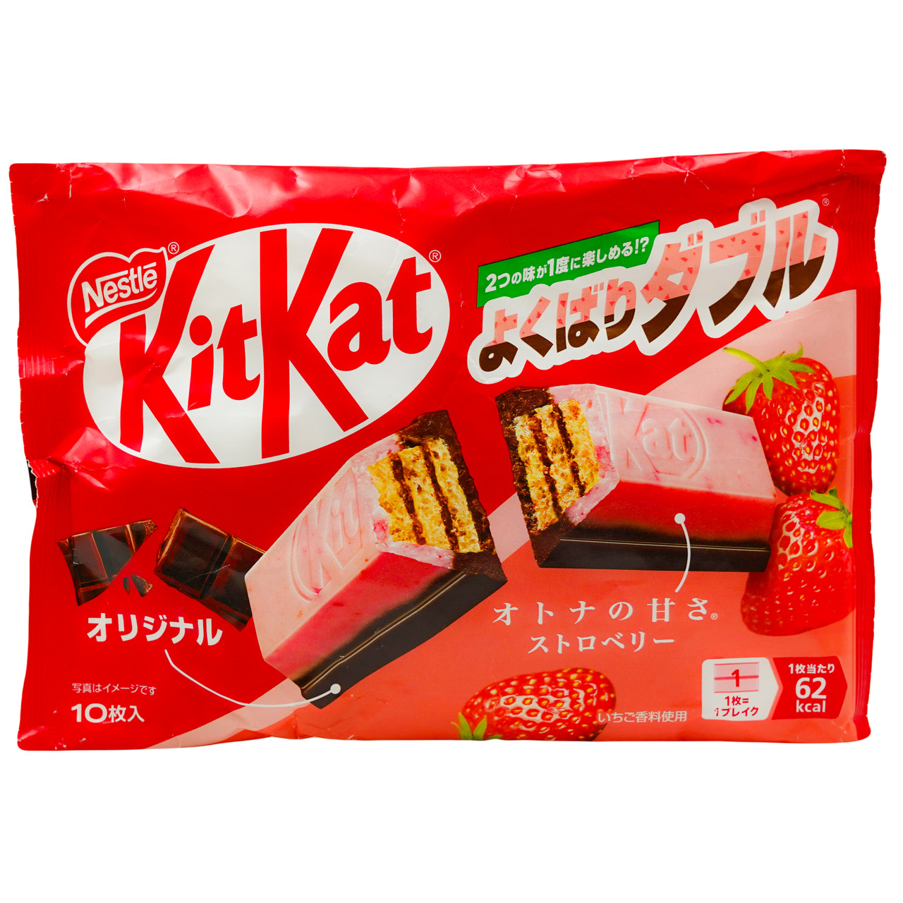 Шоколадка вафельна з полуницею KIT KAT 116 г, фото 1