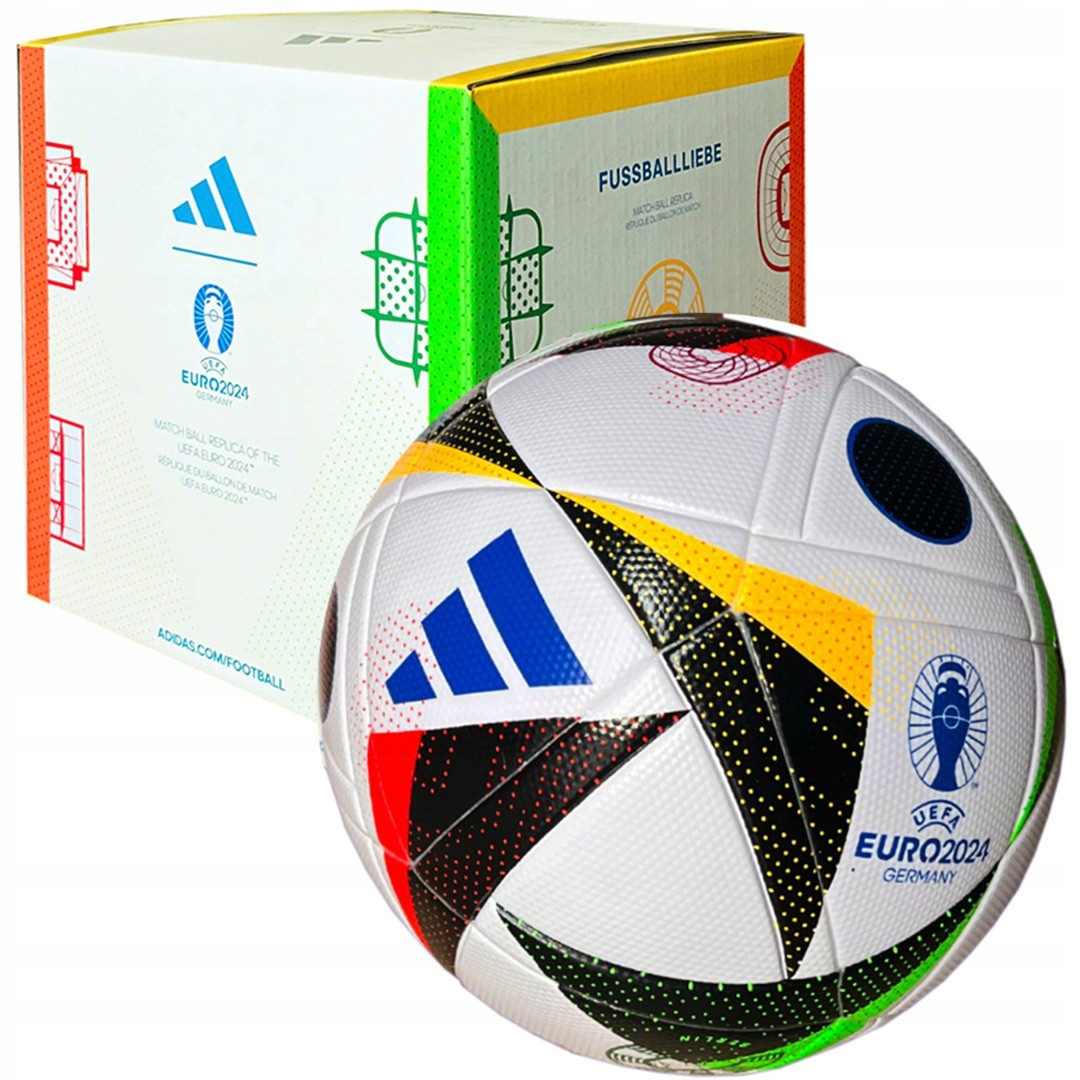 Adidas футбольний м'яч Fussballliebe чемпіонат німеччина євро 2024 ліга коробка In9369 5 нога євро24 коробка р