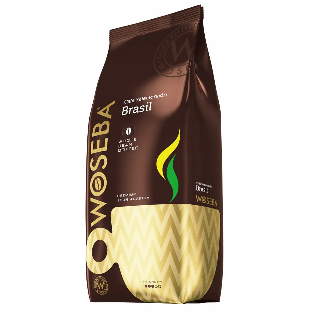 Зернова кава арабіка Woseba Café Brasil обсмажена 1000 г кафе 1 кг