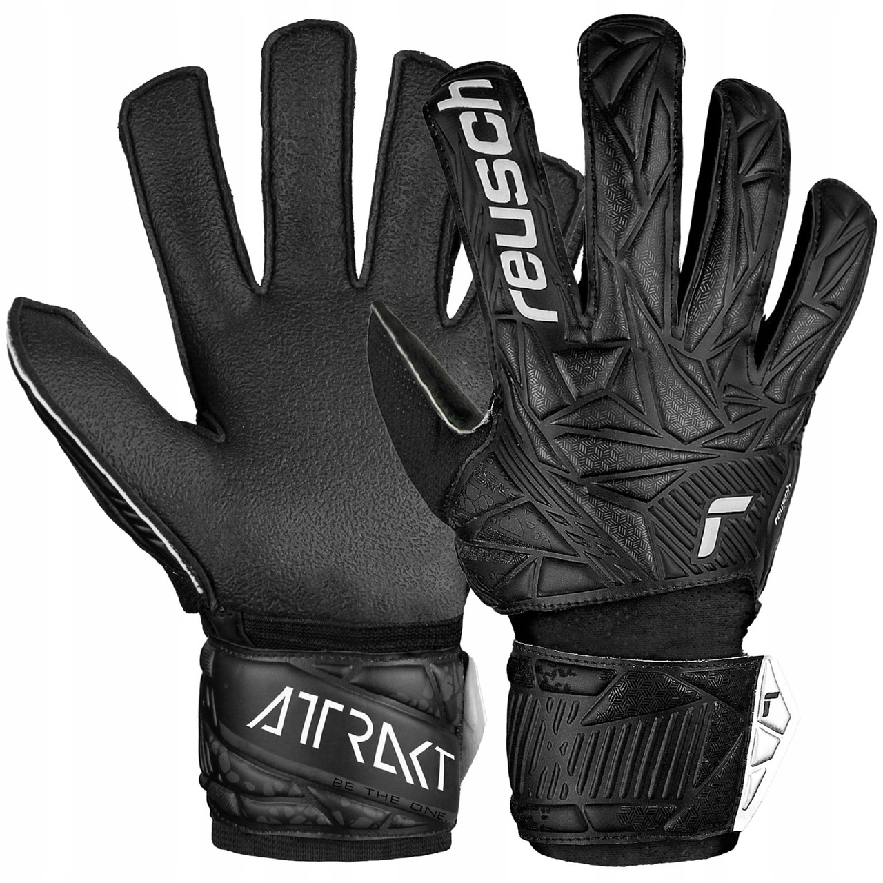 Рукавички воротарські Reusch Attrakt Resist Junior розм 4,5 футбольні для дітей на міні-футбол міцні