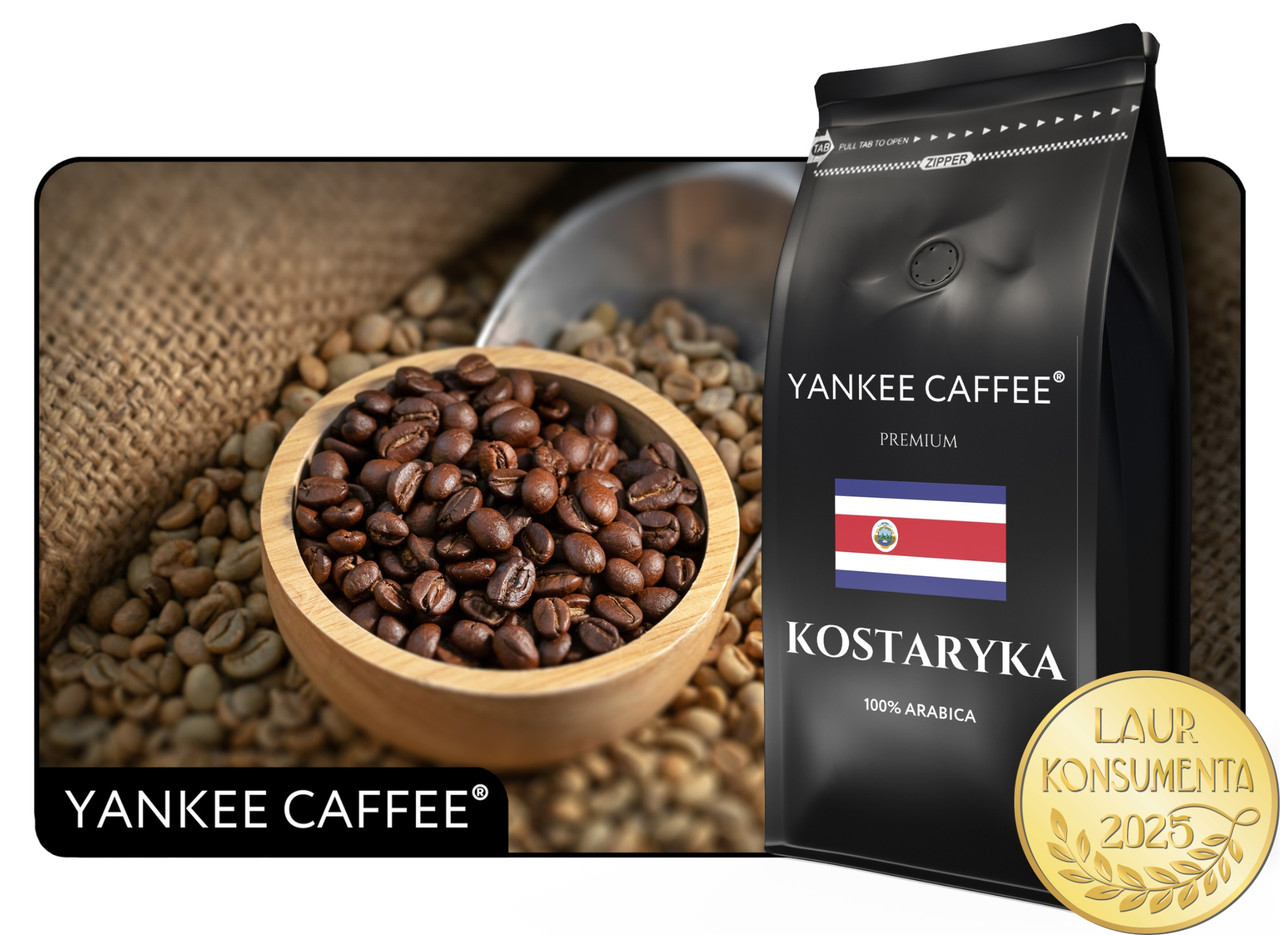 Зернова кава арабіка "yankee Caffee" коста-рика 2000 г 1 кг 100% арабіка свіжообсмажена коста-рика