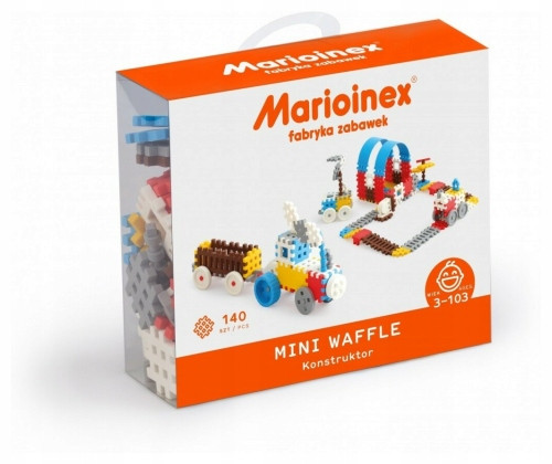 Конструктор Marioinex "фабрика іграшок" 902820 140 шт. міні-вафельки для хлопчика Marioinex, фото 1