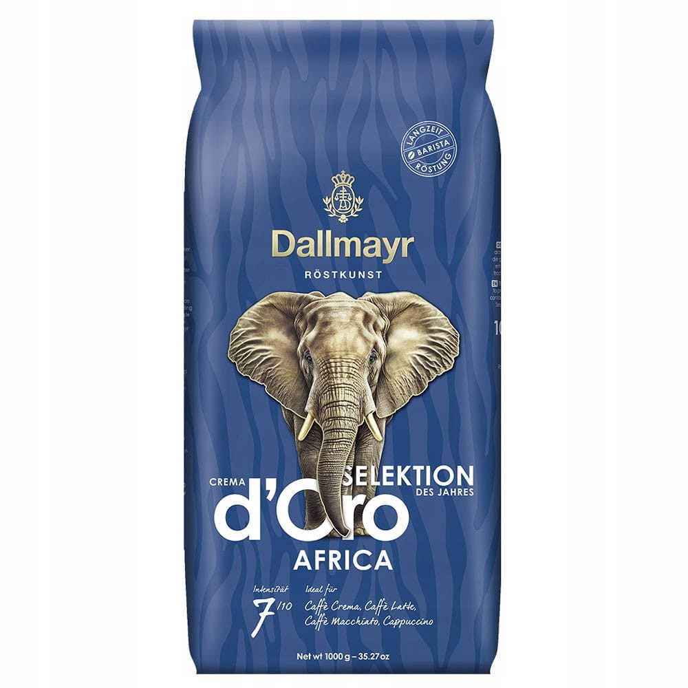 Зернова кава мікс Dallmayr Crema D'oro Africa 1000 г вибір року 1kg