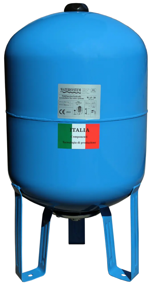 Гідроакумулятор WATERSYSTEM WAV 60 л (вертикальний), фото 1