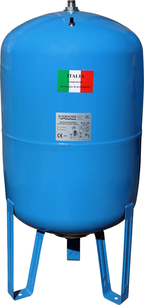Гідроакумулятор WATERSYSTEM WAV 100 л (вертикальний), фото 1