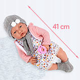 Лялька "бобас" велика інтерактивна реалістична з соскою Kinderplay говорить 41 см, фото 3