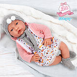 Лялька "бобас" велика інтерактивна реалістична з соскою Kinderplay говорить 41 см, фото 5