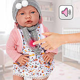 Лялька "бобас" велика інтерактивна реалістична з соскою Kinderplay говорить 41 см, фото 7