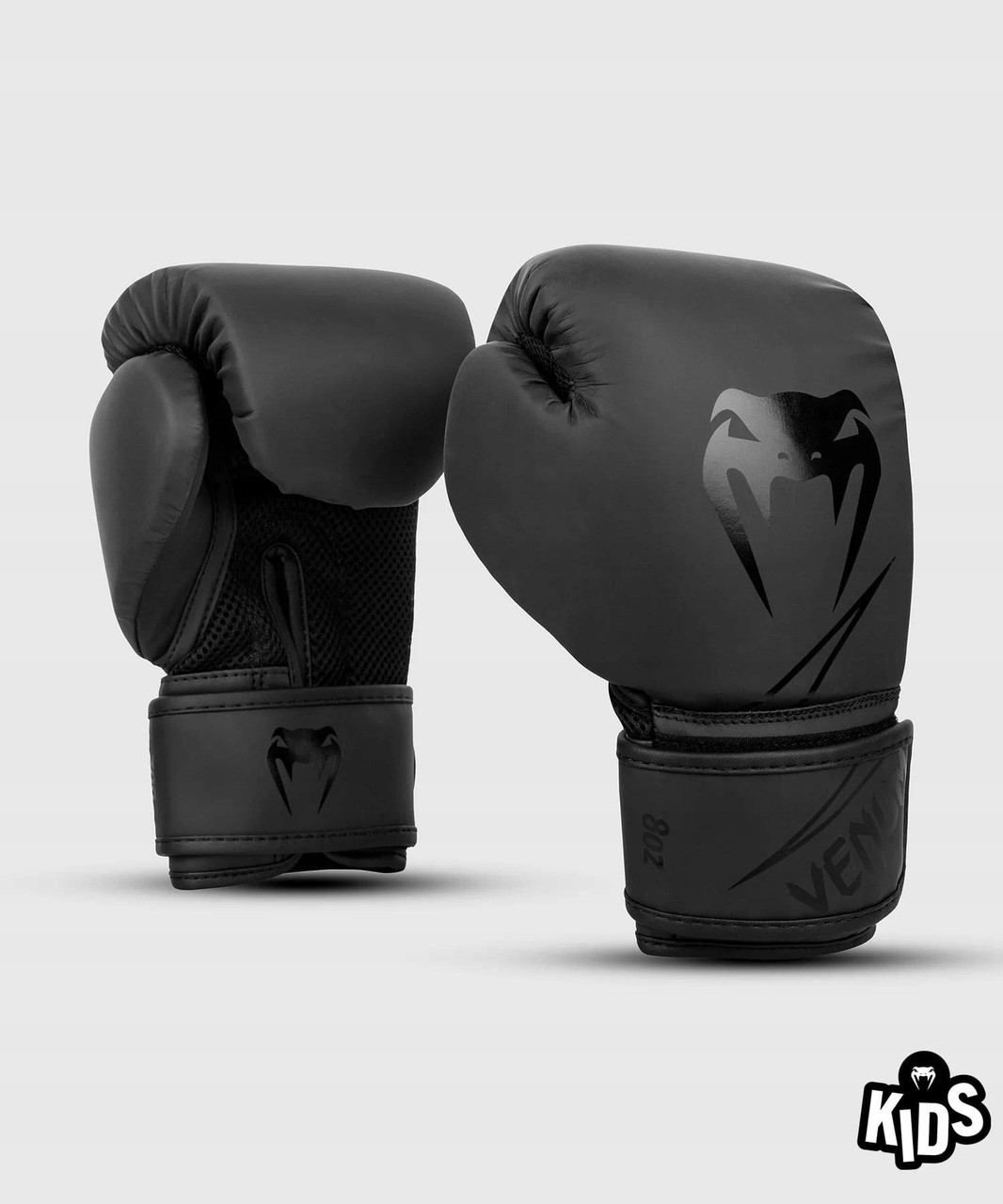 Боксерські рукавички Venum Classic Boxing Wlmt 8 Oz для дітей 8oz чорний/чорний