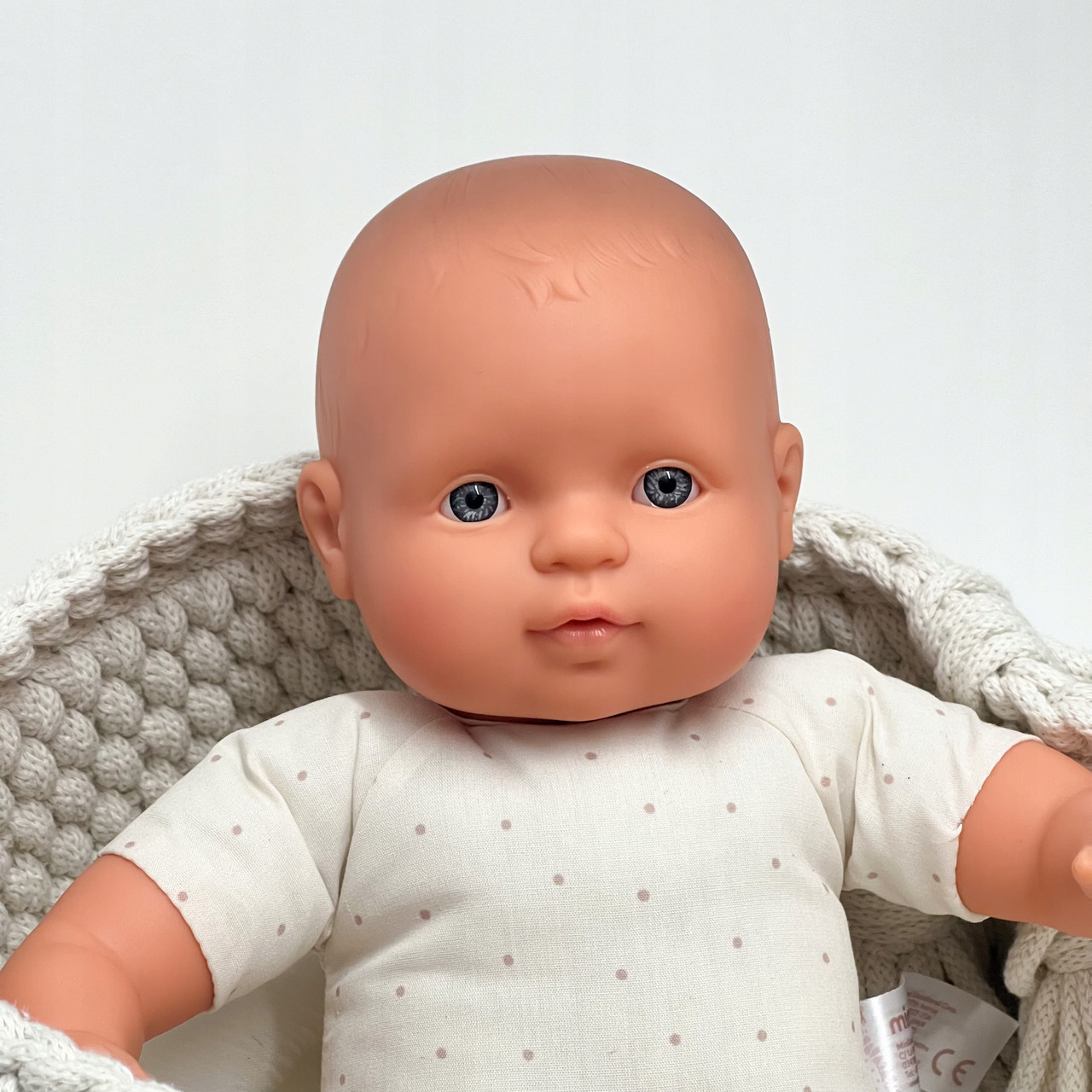 Лялька європейка з м'яким животиком 32 см Miniland для немовляти, фото 1