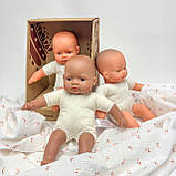 Лялька європейка з м'яким животиком 32 см Miniland для немовляти, фото 4
