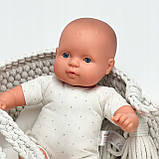 Лялька європейка з м'яким животиком 32 см Miniland для немовляти, фото 7