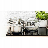 Комплект каструль з нержавіючої сталі + каструля "багама" від Tadar, фото 3