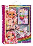 Лялька "rainbow High Sparkle & Shine Fashion" розетта (рожева) модна набір аксесуарів, фото 2