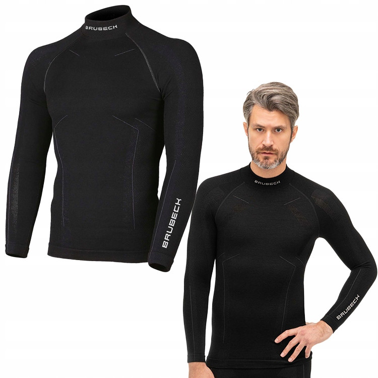 Термоактивна чоловіча білизна Brubeck Extreme Wool тепла блуза Merino Xxl