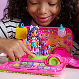 Котячий будиночок Gabi Party Bus з двома фігурками та аксесуарами для гри в будиночок імпровізований автобус з фігурками, фото 4